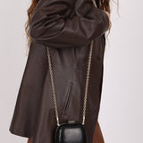 Rare Gucci Lizard Rounded Miniaudiere Clutch on Chain - FashioNica