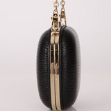 Rare Gucci Lizard Rounded Miniaudiere Clutch on Chain - FashioNica