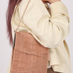 Rare Gucci Satin Pleated Square Frame Clutch - FashioNica