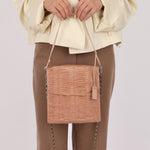 Rare Gucci Satin Pleated Square Frame Clutch - FashioNica