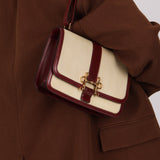 Rare Hermès 1980 Boxcalf & Crinoline Sologne Shoulder Bag GHW - FashioNica