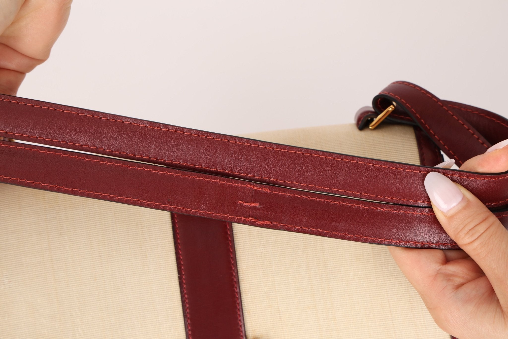 Rare Hermès 1980 Boxcalf & Crinoline Sologne Shoulder Bag GHW - FashioNica