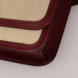 Rare Hermès 1980 Boxcalf & Crinoline Sologne Shoulder Bag GHW - FashioNica