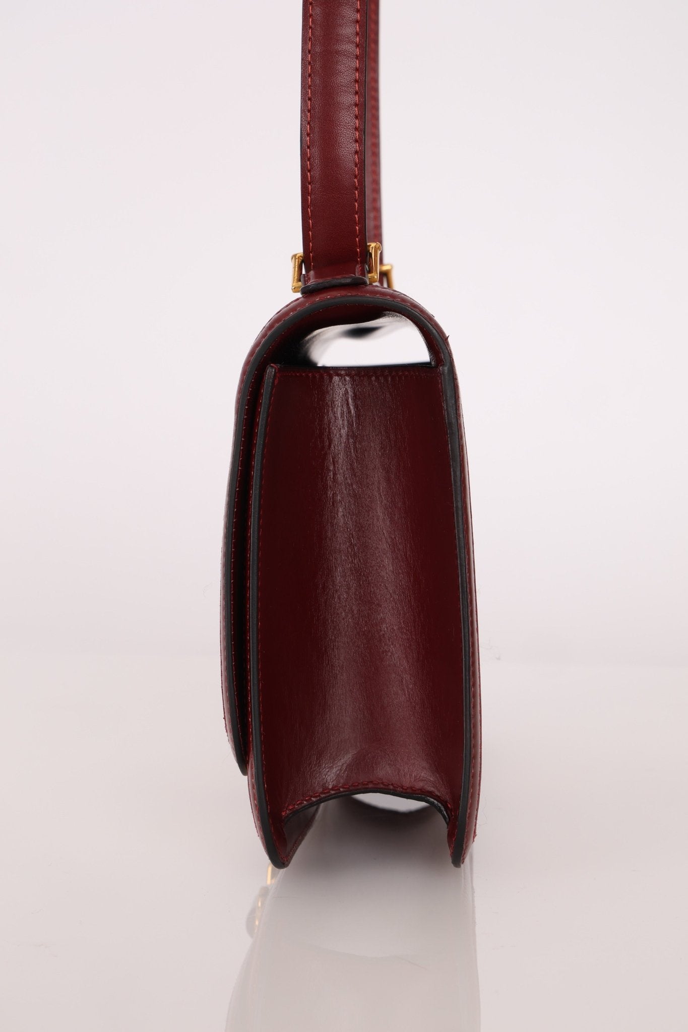 Rare Hermès 1980 Boxcalf & Crinoline Sologne Shoulder Bag GHW - FashioNica