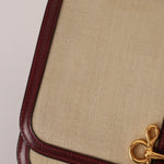 Rare Hermès 1980 Boxcalf & Crinoline Sologne Shoulder Bag GHW - FashioNica