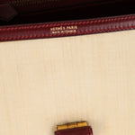 Rare Hermès 1980 Boxcalf & Crinoline Sologne Shoulder Bag GHW - FashioNica