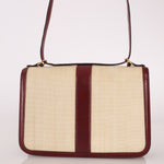 Rare Hermès 1980 Boxcalf & Crinoline Sologne Shoulder Bag GHW - FashioNica