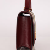 Rare Hermès 1980 Boxcalf & Crinoline Sologne Shoulder Bag GHW - FashioNica