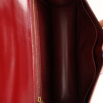 Rare Hermès 1980 Boxcalf & Crinoline Sologne Shoulder Bag GHW - FashioNica