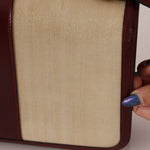 Rare Hermès 1980 Boxcalf & Crinoline Sologne Shoulder Bag GHW - FashioNica