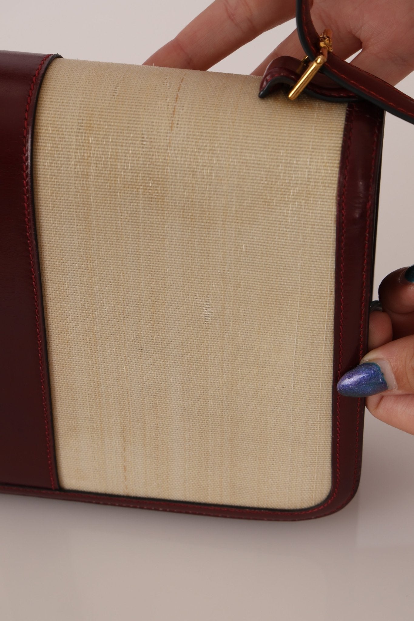 Rare Hermès 1980 Boxcalf & Crinoline Sologne Shoulder Bag GHW - FashioNica