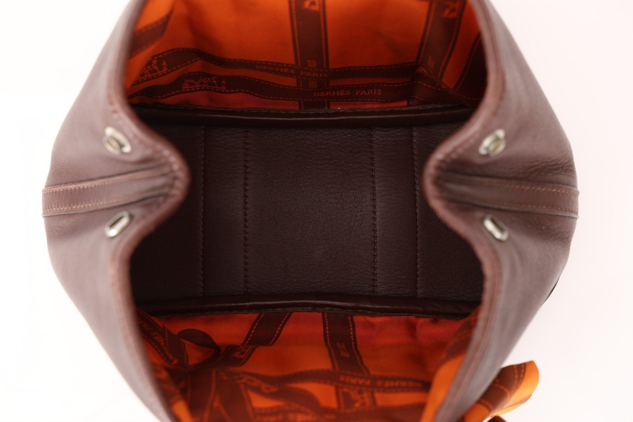 Rare Hermès 2005 Havana Swift and Bolduc Neo Garden Party 23 with Twilly - FashioNica