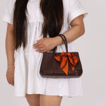 Rare Hermès 2005 Havana Swift and Bolduc Neo Garden Party 23 with Twilly - FashioNica