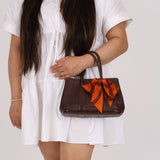 Rare Hermès 2005 Havana Swift and Bolduc Neo Garden Party 23 with Twilly - FashioNica