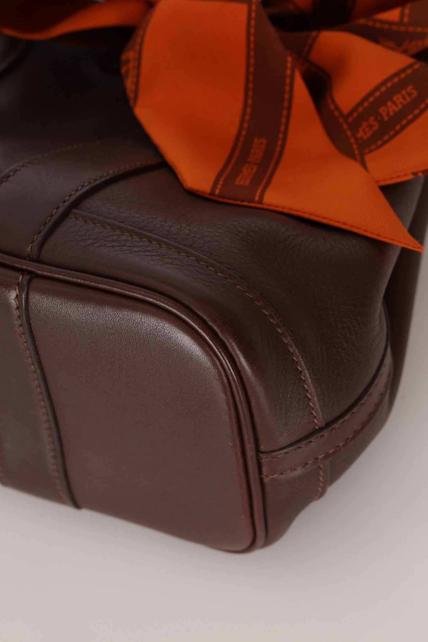 Rare Hermès 2005 Havana Swift and Bolduc Neo Garden Party 23 with Twilly - FashioNica