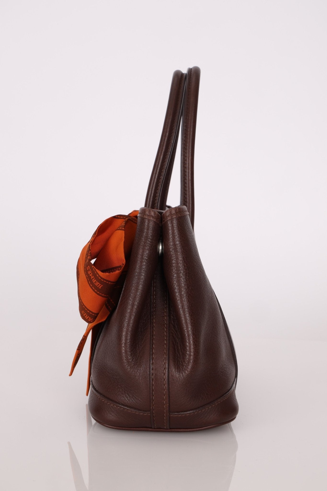 Rare Hermès 2005 Havana Swift and Bolduc Neo Garden Party 23 with Twilly - FashioNica