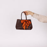 Rare Hermès 2005 Havana Swift and Bolduc Neo Garden Party 23 with Twilly - FashioNica