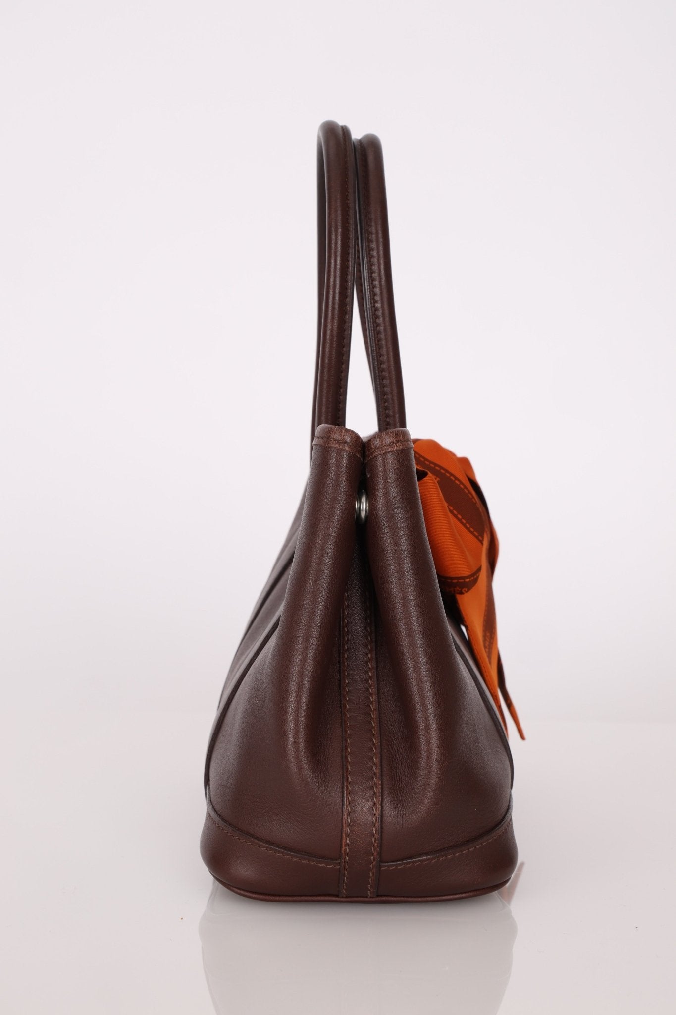 Rare Hermès 2005 Havana Swift and Bolduc Neo Garden Party 23 with Twilly - FashioNica