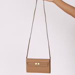 Rare Hermès 2022 Chai & Mauve Sylvestre Verso Kelly To Go GHW - FashioNica