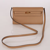 Rare Hermès 2022 Chai & Mauve Sylvestre Verso Kelly To Go GHW - FashioNica