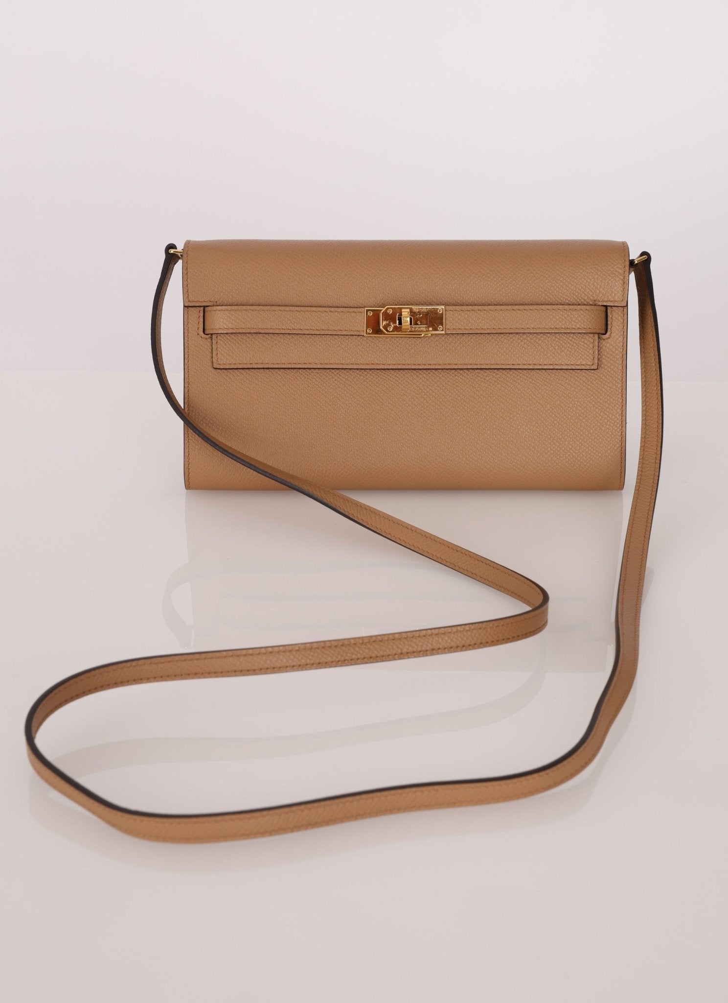 Rare Hermès 2022 Chai & Mauve Sylvestre Verso Kelly To Go GHW - FashioNica