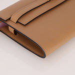 Rare Hermès 2022 Chai & Mauve Sylvestre Verso Kelly To Go GHW - FashioNica