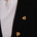 Rare Hermès Double - Sided Horse Brooch - FashioNica