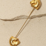 Rare Hermès Double - Sided Horse Brooch - FashioNica