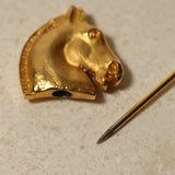 Rare Hermès Double - Sided Horse Brooch - FashioNica