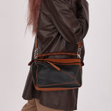 Rare Loewe Braided Bicolor Small Puzzle Bag - FashioNica