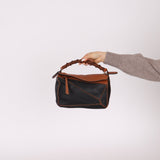 Rare Loewe Braided Bicolor Small Puzzle Bag - FashioNica