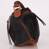 Rare Loewe Braided Bicolor Small Puzzle Bag - FashioNica