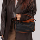 Rare Loewe Braided Bicolor Small Puzzle Bag - FashioNica