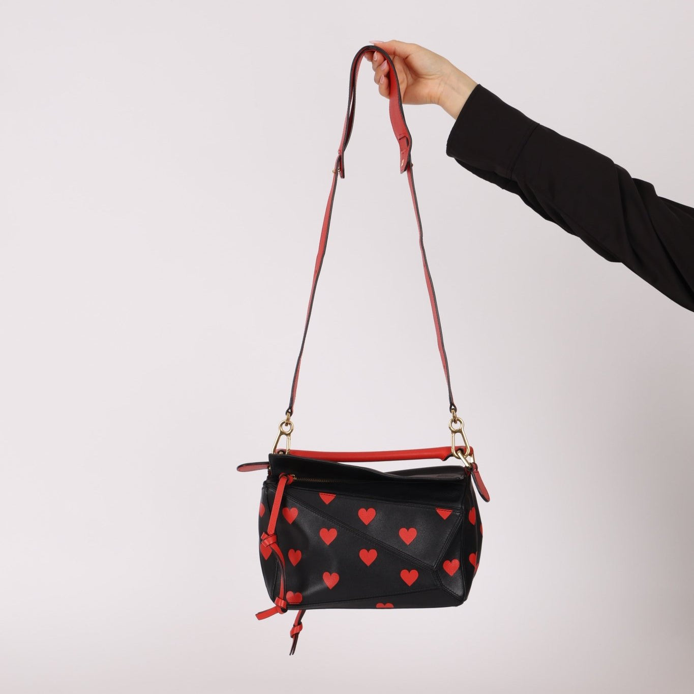Rare Loewe Calfskin Heart Small Puzzle Bag - FashioNica