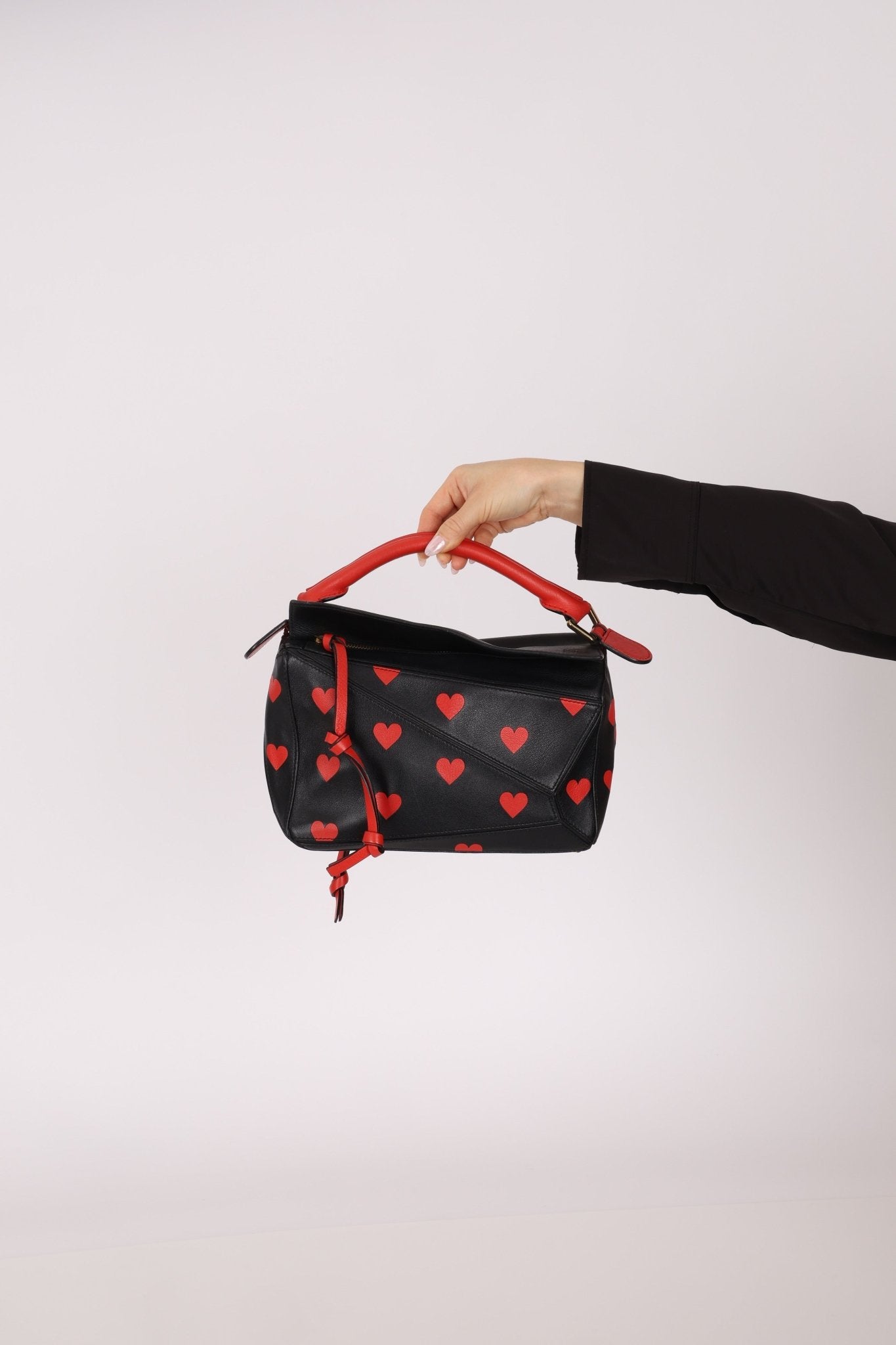 Rare Loewe Calfskin Heart Small Puzzle Bag - FashioNica