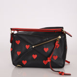 Rare Loewe Calfskin Heart Small Puzzle Bag - FashioNica