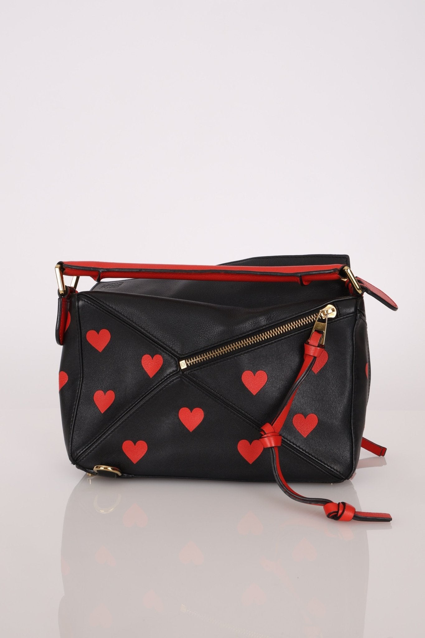 Rare Loewe Calfskin Heart Small Puzzle Bag - FashioNica