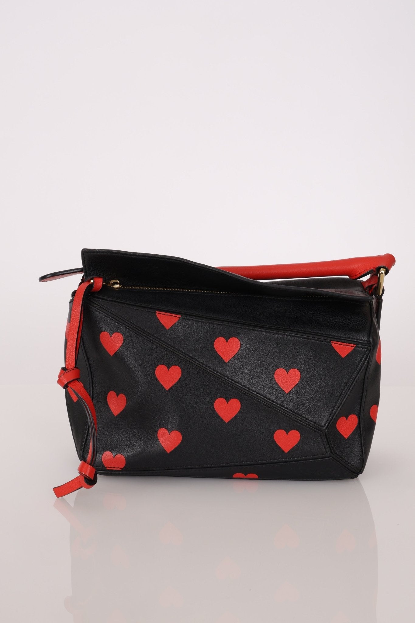 Rare Loewe Calfskin Heart Small Puzzle Bag - FashioNica
