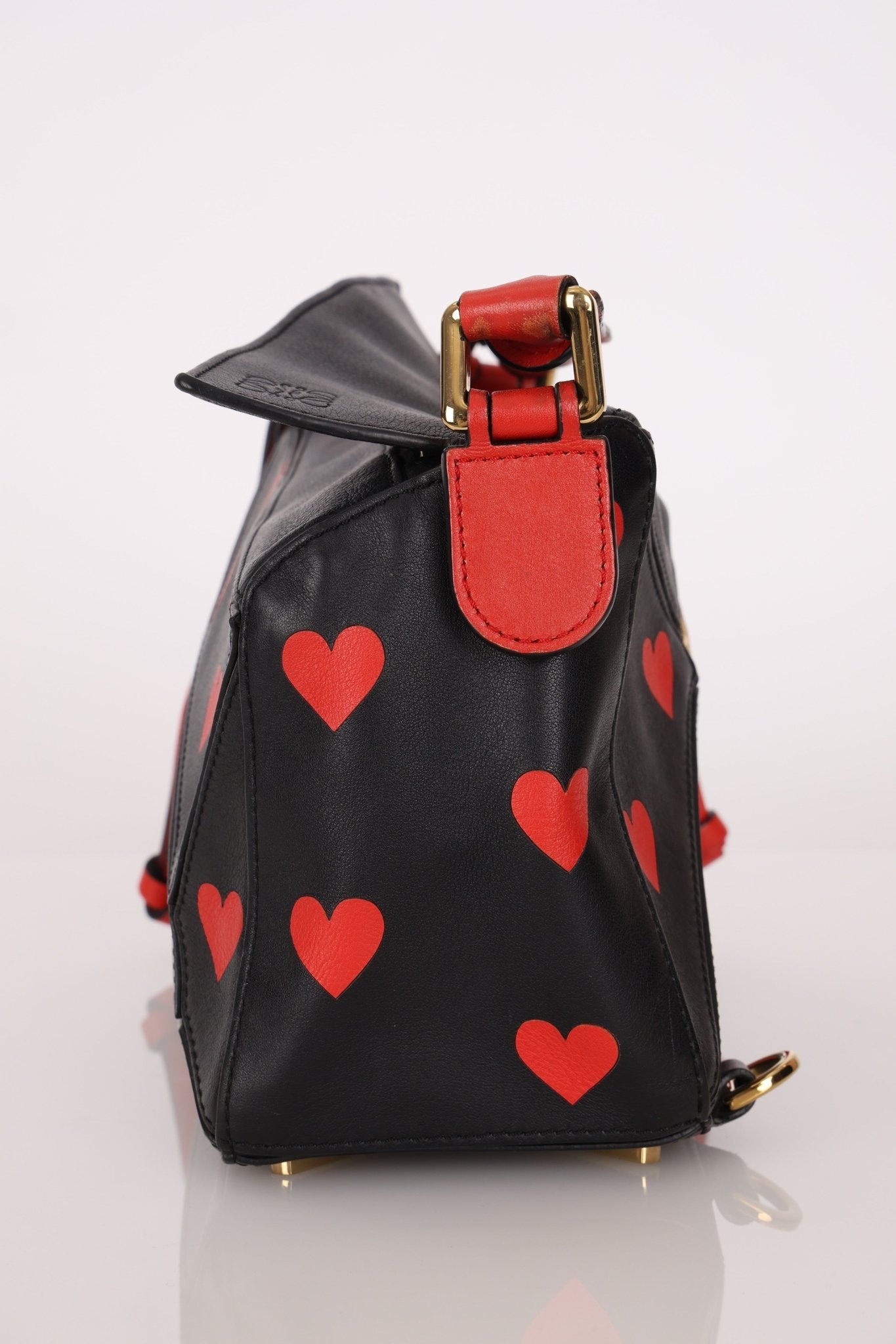 Rare Loewe Calfskin Heart Small Puzzle Bag - FashioNica