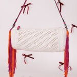 Rare Loewe Crochet Beaded Fringe Bracelet Pouch - FashioNica