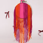 Rare Loewe Crochet Beaded Fringe Bracelet Pouch - FashioNica