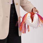 Rare Loewe Crochet Beaded Fringe Bracelet Pouch - FashioNica