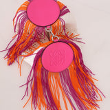 Rare Loewe Crochet Beaded Fringe Bracelet Pouch - FashioNica