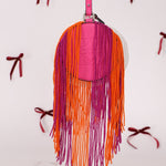 Rare Loewe Crochet Beaded Fringe Bracelet Pouch - FashioNica