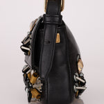 Rare Loewe Leather Beaded & Hardware Mini Baguette - FashioNica