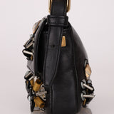 Rare Loewe Leather Beaded & Hardware Mini Baguette - FashioNica