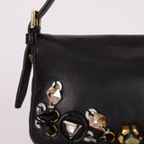 Rare Loewe Leather Beaded & Hardware Mini Baguette - FashioNica
