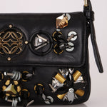 Rare Loewe Leather Beaded & Hardware Mini Baguette - FashioNica