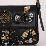 Rare Loewe Leather Beaded & Hardware Mini Baguette - FashioNica