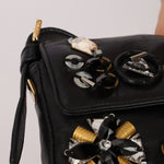 Rare Loewe Leather Beaded & Hardware Mini Baguette - FashioNica